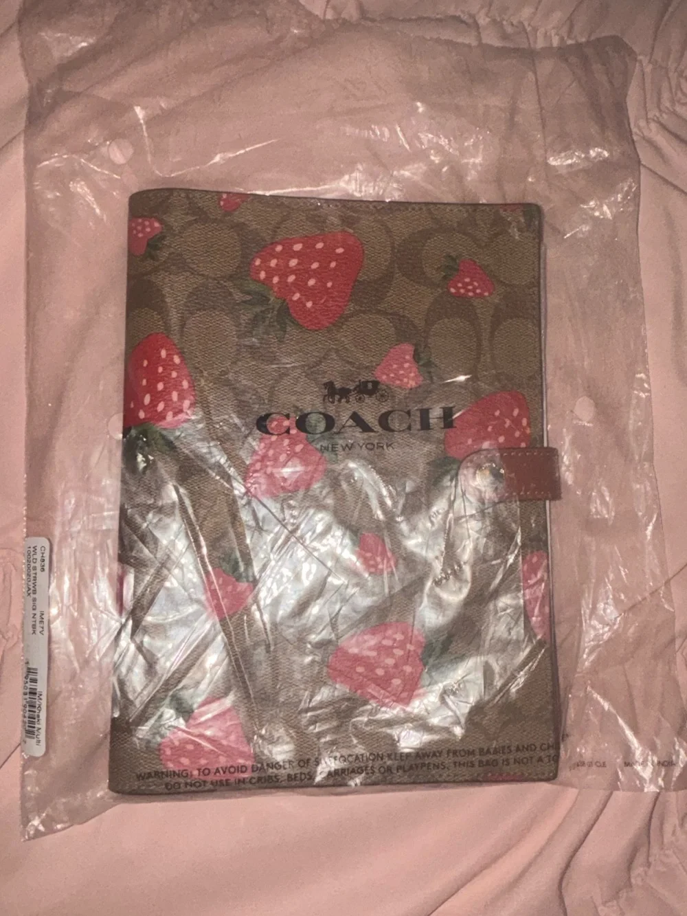 Coach authentic notebook